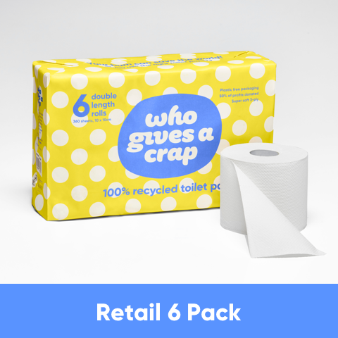 Classic Recycled Toilet Paper - Retail 6 Packs