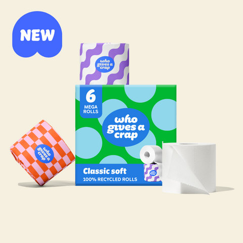 Classic Soft Toilet Tissue 6 Mega Rolls