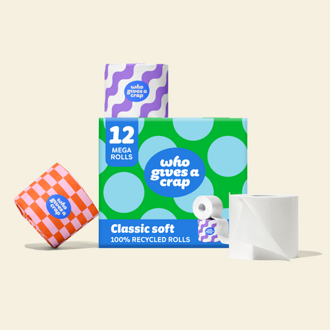 Classic Soft Toilet Tissue 12 Mega Rolls